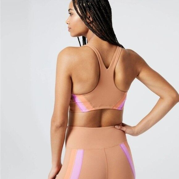 L*Space Womens Size XS Wyatt Colorblock Racerback Crop Top - Picture 5 of 11